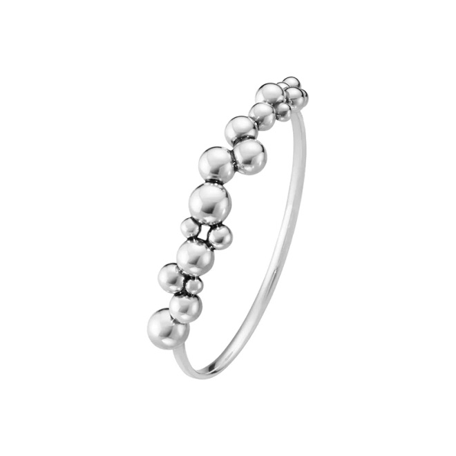MOONLIGHT GRAPES Bangle Silver in the group Bracelets / Bangles at SCANDINAVIAN JEWELRY DESIGN (20001644000)