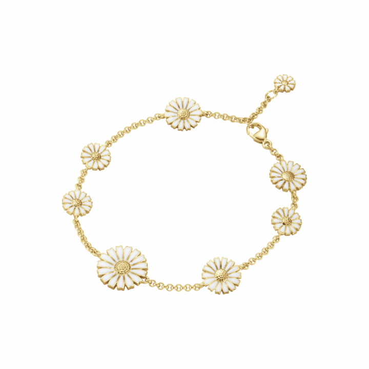 DAISY Bracelet Gold in the group Bracelets / Gold Bracelets at SCANDINAVIAN JEWELRY DESIGN (20001668)