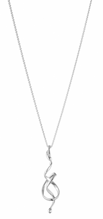 FORGET-ME-KNOT, Torun Necklace Silver in the group Necklaces / Silver Necklaces at SCANDINAVIAN JEWELRY DESIGN (20001679)