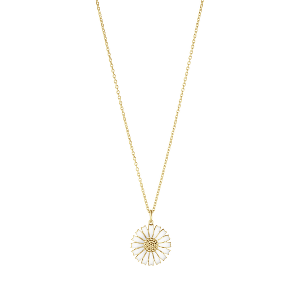 DAISY Pendant Gold-plated Silver 18 MM in the group Necklaces / Gold Necklaces at SCANDINAVIAN JEWELRY DESIGN (20001774)