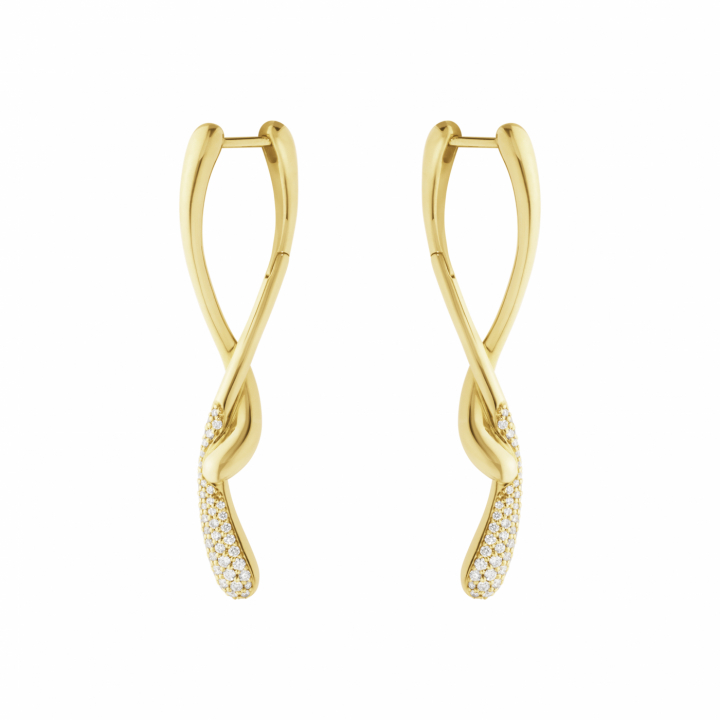 Mercy Earrings Gold 0,37ct in the group Earrings / Gold Earrings at SCANDINAVIAN JEWELRY DESIGN (20001933)