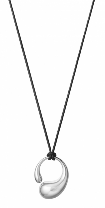 Mercy Pendant, big Silver/Black in the group Necklaces / Silver Necklaces at SCANDINAVIAN JEWELRY DESIGN (20001936)