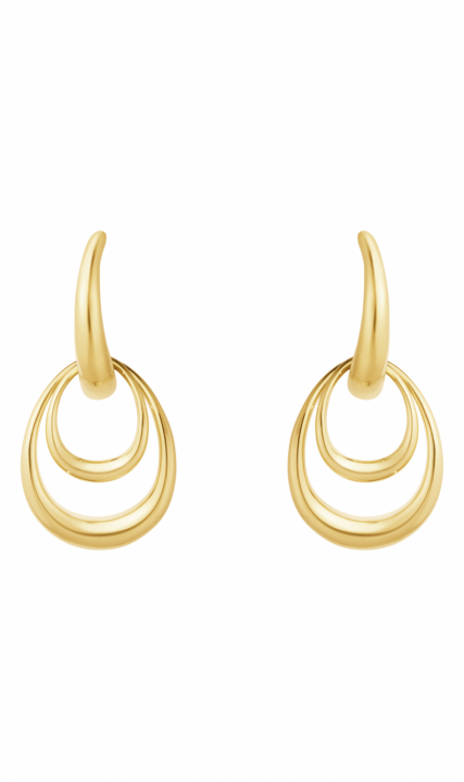 Offspring Earrings small Gold in the group Earrings / Gold Earrings at SCANDINAVIAN JEWELRY DESIGN (20001945)