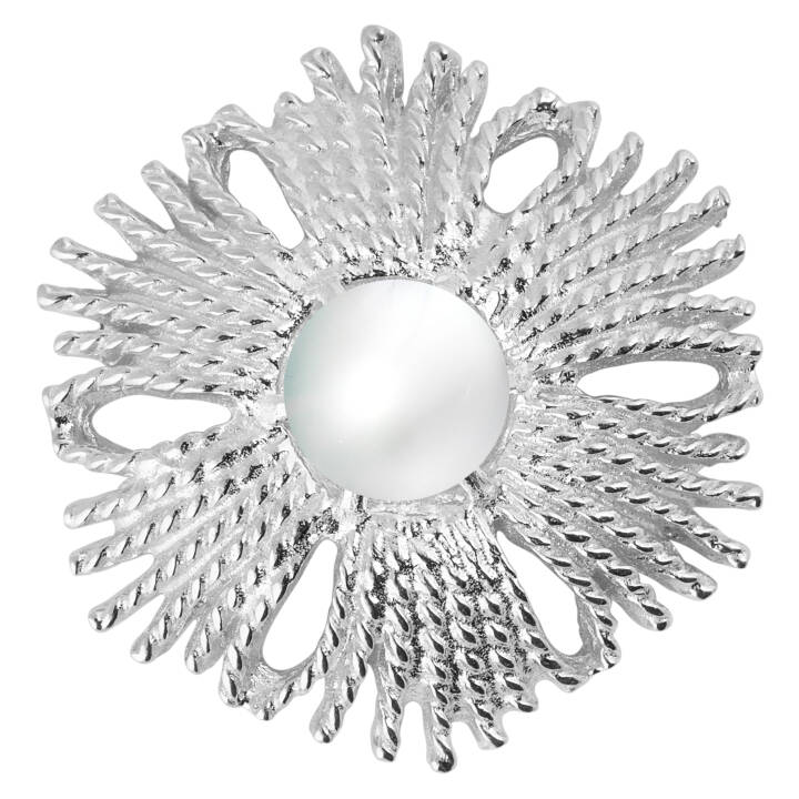 Gatsby big Pearl ring Silver in the group Rings at SCANDINAVIAN JEWELRY DESIGN (2015571161V)
