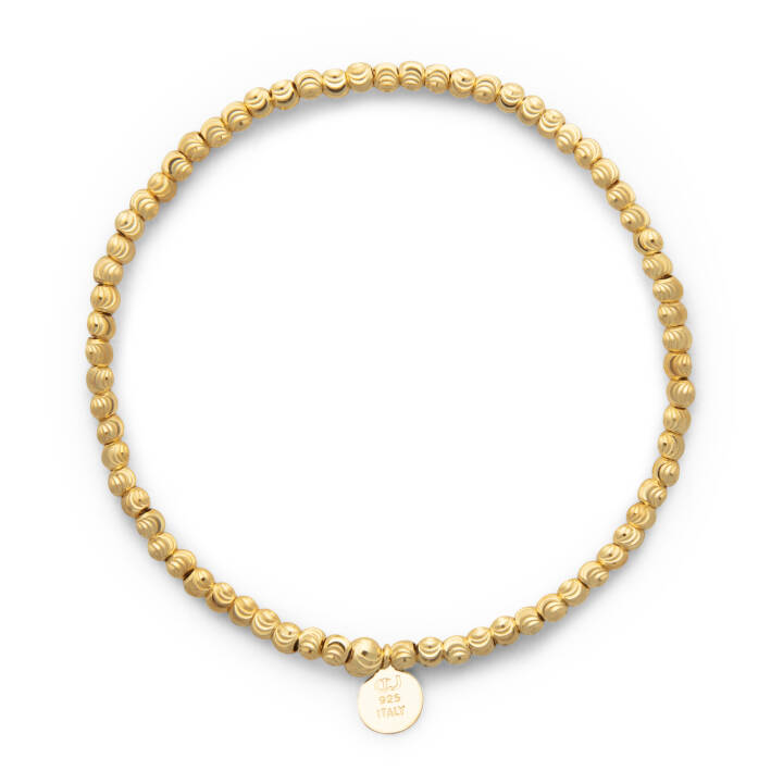 Cubic elastic brace Bracelets plain Gold in the group Bracelets at SCANDINAVIAN JEWELRY DESIGN (2111320161V)