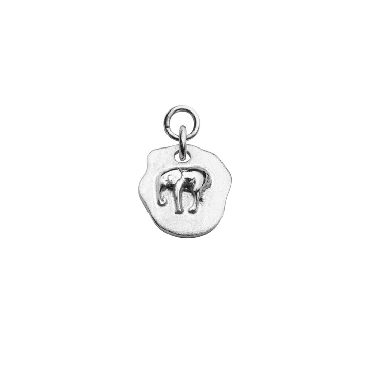 Letters elephant pend for hoops Silver in the group Necklaces / Silver Necklaces at SCANDINAVIAN JEWELRY DESIGN (2112470001)
