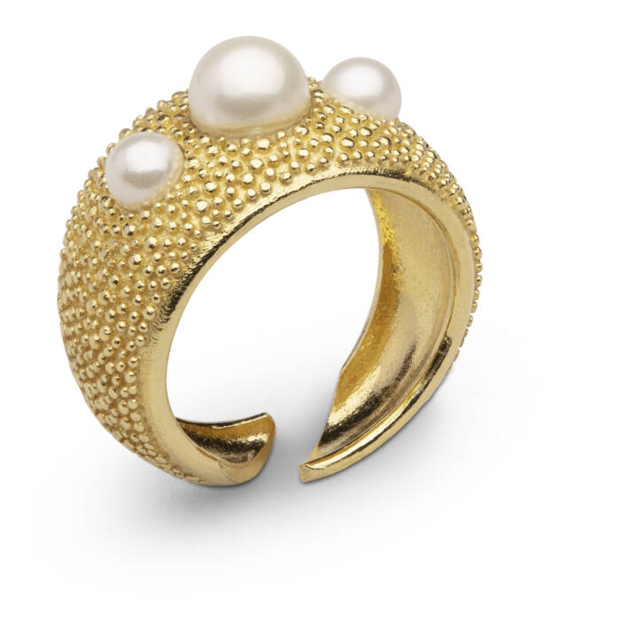 Pearl bubble ring Gold in the group Rings at SCANDINAVIAN JEWELRY DESIGN (2115521165V)