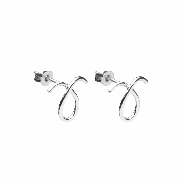 Loop small Earring (Silver) in the group Earrings / Silver Earrings at SCANDINAVIAN JEWELRY DESIGN (2126470003)