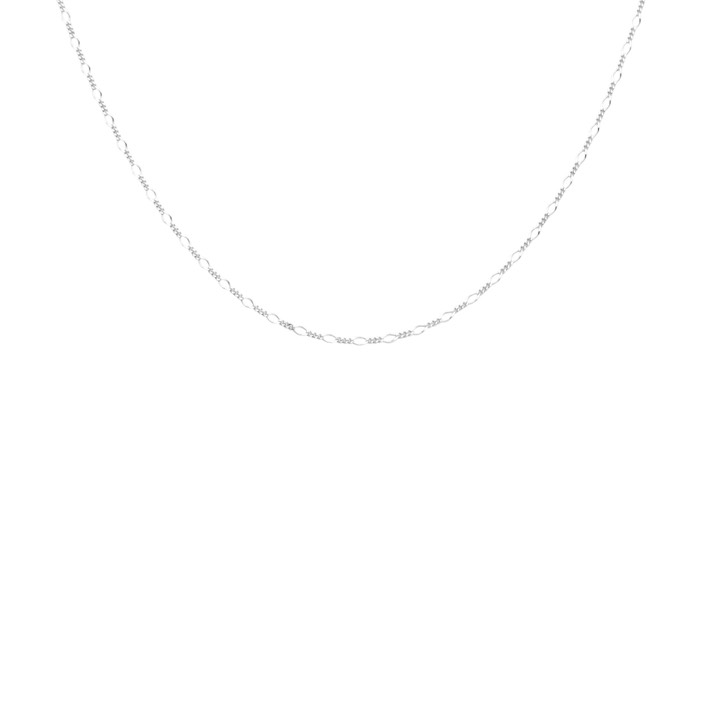 Figaro neck silver 40-45 cm in the group Necklaces / Silver Necklaces at SCANDINAVIAN JEWELRY DESIGN (2214170002)