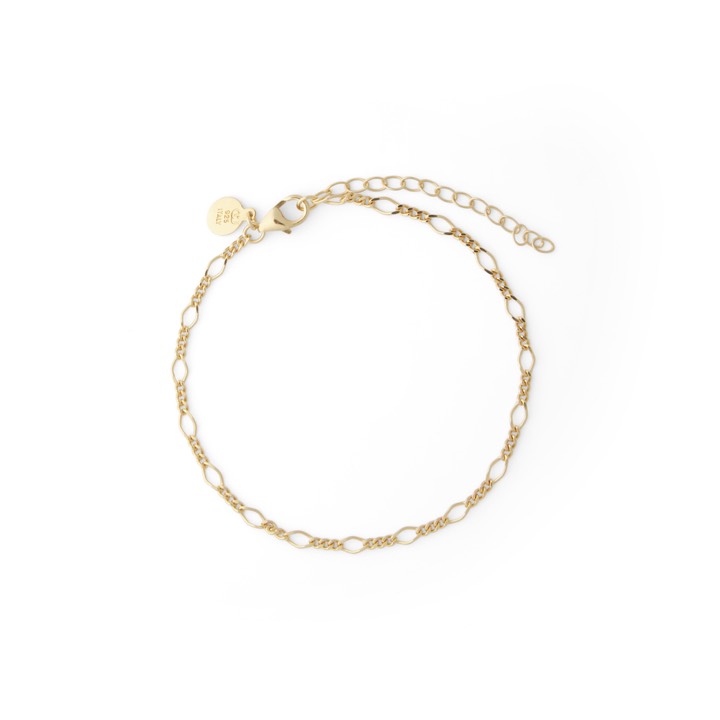Figaro brace gold in the group Bracelets / Gold Bracelets at SCANDINAVIAN JEWELRY DESIGN (2214320002)