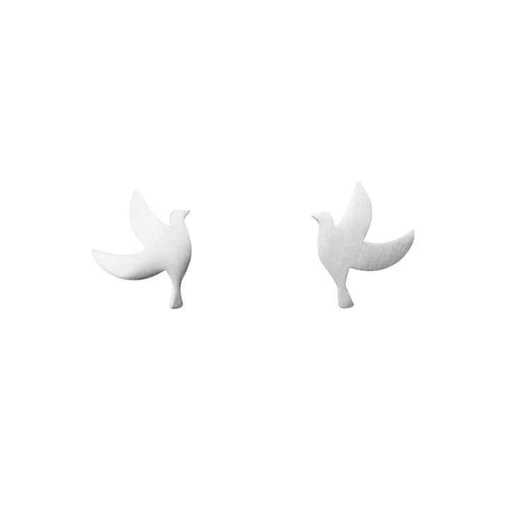 Peace small ear silver in the group Earrings / Silver Earrings at SCANDINAVIAN JEWELRY DESIGN (2216470004)