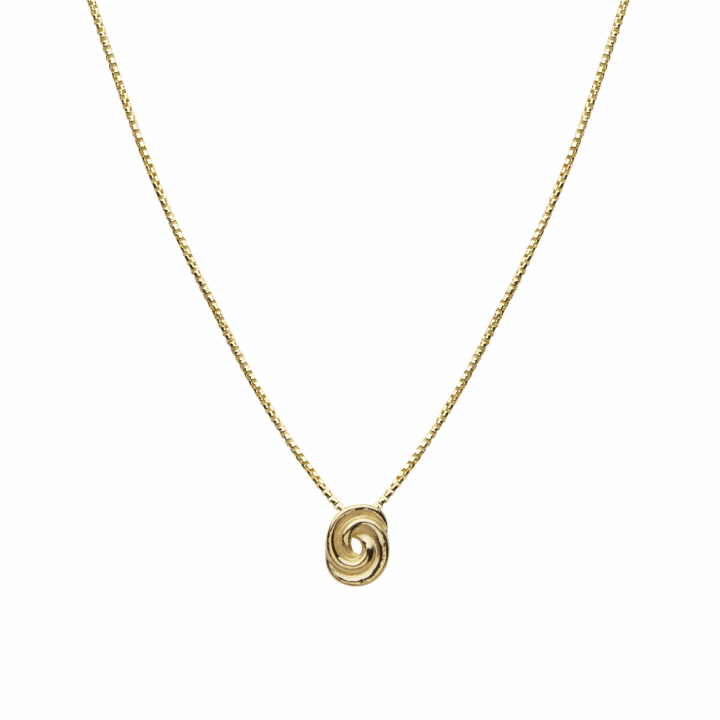 Loop bun Necklaces 42-47 cm in the group Necklaces / Gold Necklaces at SCANDINAVIAN JEWELRY DESIGN (2222120002)