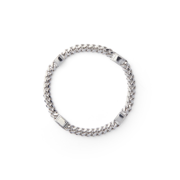 Bear curb small brace silver in the group Bracelets / Silver Bracelets at SCANDINAVIAN JEWELRY DESIGN (2226370R)