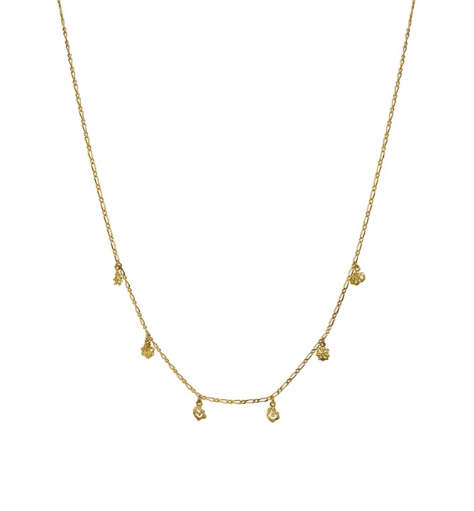 Adina Necklaces (Gold) 42 cm in the group Necklaces / Gold Necklaces at SCANDINAVIAN JEWELRY DESIGN (2571a)