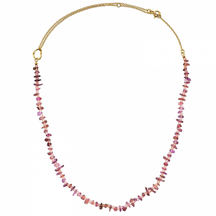 Riesme Tourmaline Necklace Gold in the group Necklaces / Gold Necklaces at SCANDINAVIAN JEWELRY DESIGN (2619a)