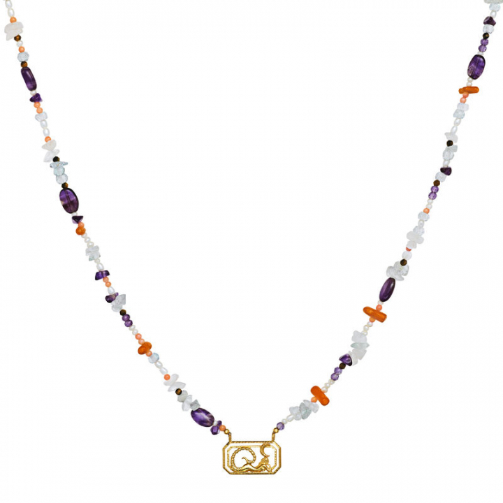 Zodiac Water Scorpio Necklaces (Gold) in the group Necklaces / Gold Necklaces at SCANDINAVIAN JEWELRY DESIGN (2623a)
