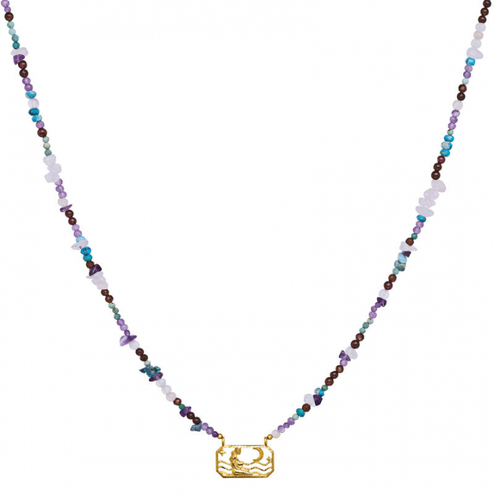 Zodiac Earth Virgo Necklaces (Gold) in the group Necklaces / Gold Necklaces at SCANDINAVIAN JEWELRY DESIGN (2629a)