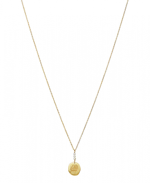 Mille Necklaces Gold in the group Necklaces / Gold Necklaces at SCANDINAVIAN JEWELRY DESIGN (2659a)