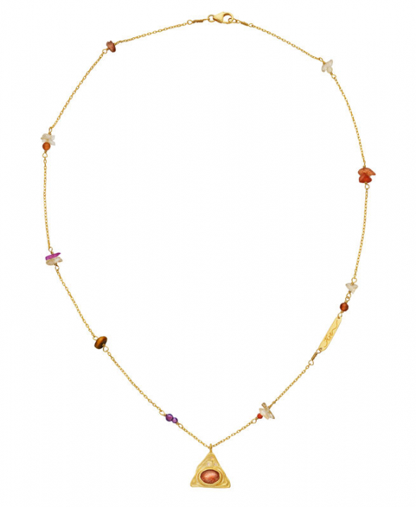Calida Element Necklaces Gold in the group Necklaces / Gold Necklaces at SCANDINAVIAN JEWELRY DESIGN (2671A)