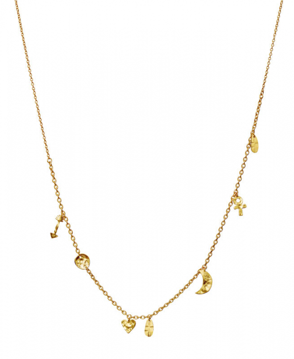 Cresida Necklaces Gold in the group Necklaces / Gold Necklaces at SCANDINAVIAN JEWELRY DESIGN (2677A)