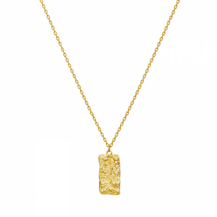 Notabene Necklace Gold in the group Necklaces / Gold Necklaces at SCANDINAVIAN JEWELRY DESIGN (2802A)