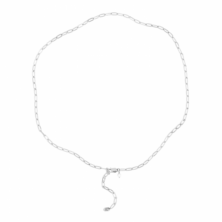 Gemma Necklace Silver in the group Necklaces / Silver Necklaces at SCANDINAVIAN JEWELRY DESIGN (300402AG)