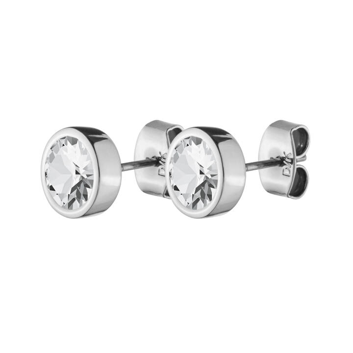 NOBLE Silver CRYSTAL in the group Earrings / Silver Earrings at SCANDINAVIAN JEWELRY DESIGN (318059)