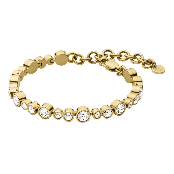 TERESIA Gold CRYSTAL in the group Bracelets / Gold Bracelets at SCANDINAVIAN JEWELRY DESIGN (337058)