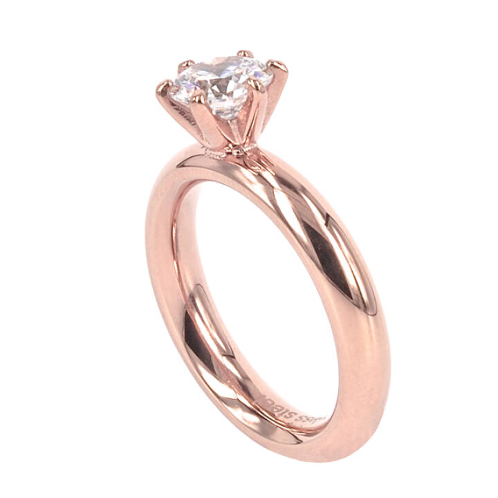 ENYA Rosé ring in the group Rings / Gold Rings at SCANDINAVIAN JEWELRY DESIGN (344705V)