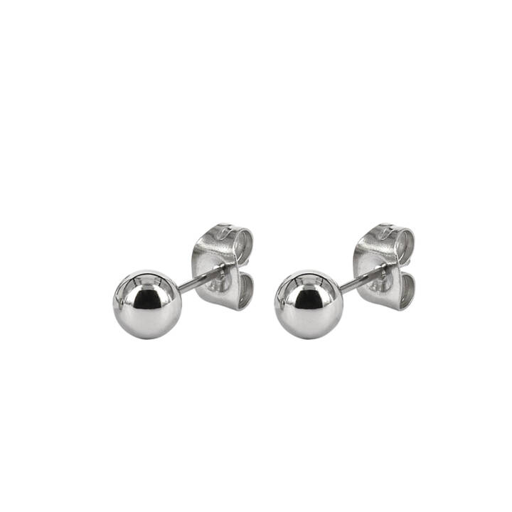 ZERO Earrings Steel in the group Earrings / Silver Earrings at SCANDINAVIAN JEWELRY DESIGN (350553)