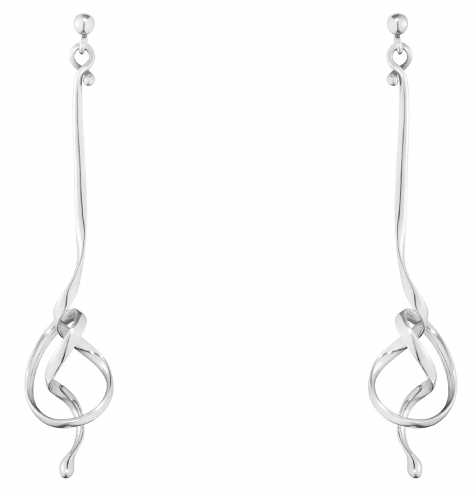 FORGET-ME-KNOT, Torun Earrings Silver in the group Earrings / Silver Earrings at SCANDINAVIAN JEWELRY DESIGN (3539089)