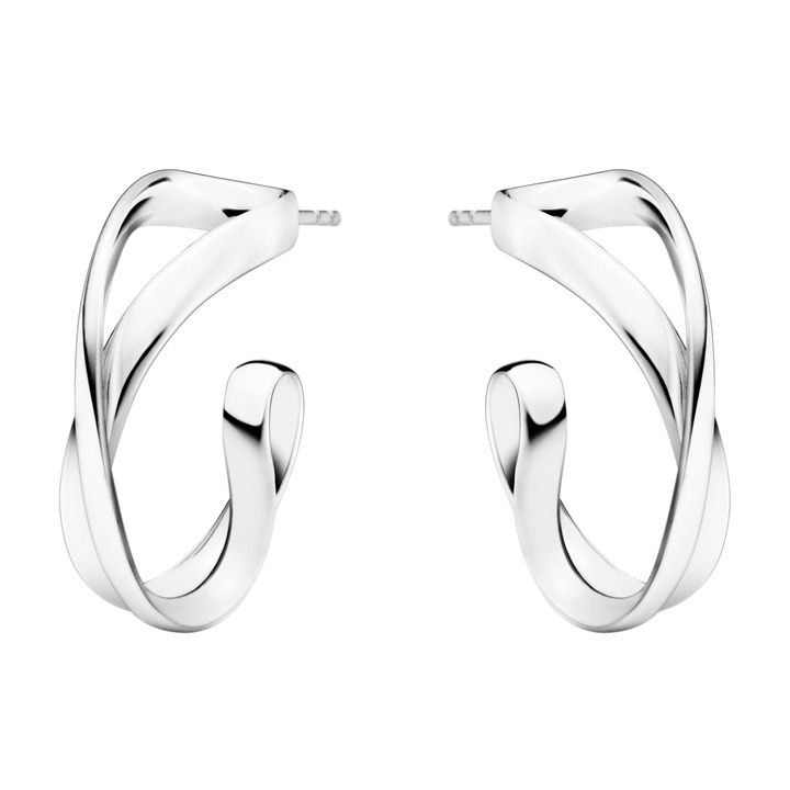 INFINITY Earring Silver in the group Earrings / Silver Earrings at SCANDINAVIAN JEWELRY DESIGN (3539283)