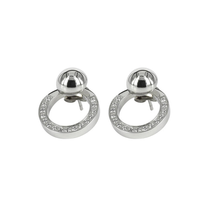LEIA Earrings Steel in the group Earrings / Silver Earrings at SCANDINAVIAN JEWELRY DESIGN (355152)