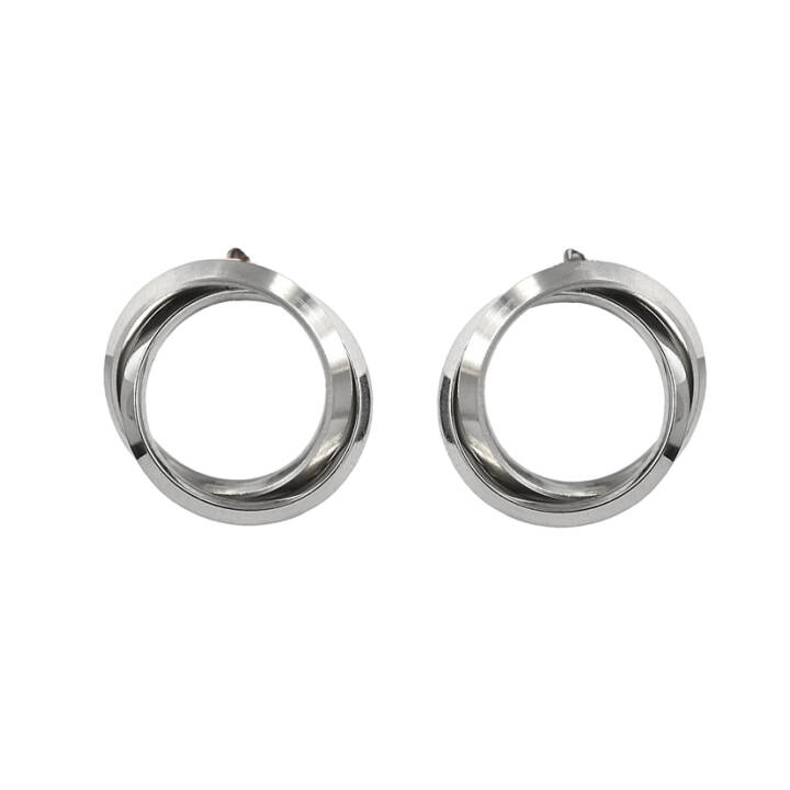 CAROLIN Earrings Steel/Steel in the group Earrings / Silver Earrings at SCANDINAVIAN JEWELRY DESIGN (355206)