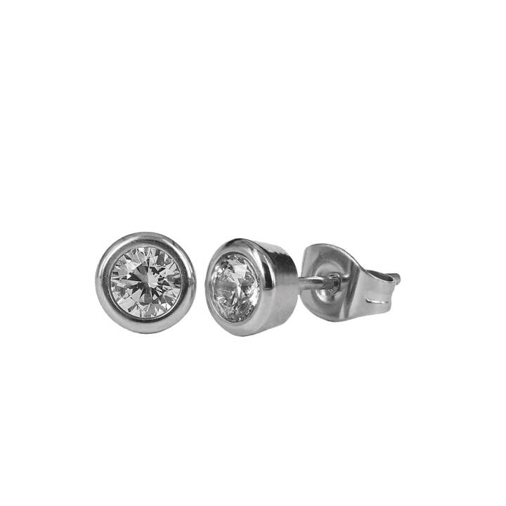 LILLY 7 mm Earrings Steel in the group Earrings / Silver Earrings at SCANDINAVIAN JEWELRY DESIGN (357453)