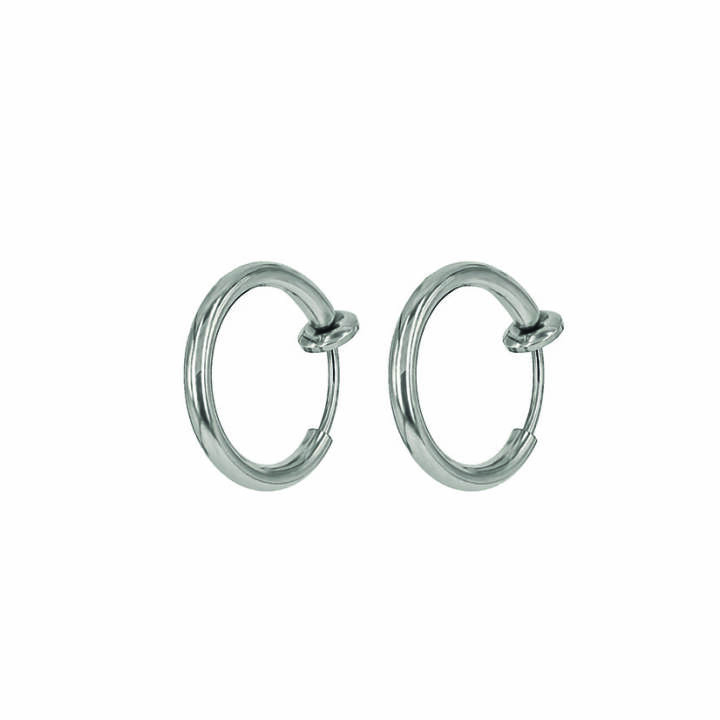 MAXIDA 14 mm Earrings Steel in the group Earrings / Silver Earrings at SCANDINAVIAN JEWELRY DESIGN (357965)