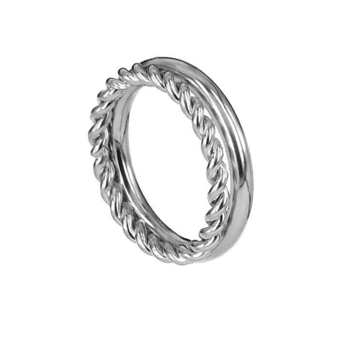 TWIST Steel ring in the group Rings at SCANDINAVIAN JEWELRY DESIGN (358184V)