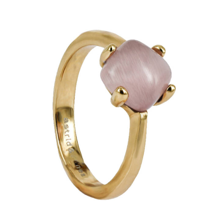 VICTORIA Gold/Rosa ring in the group Rings at SCANDINAVIAN JEWELRY DESIGN (358399V)