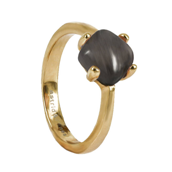 VICTORIA Gold/Gray ring in the group Rings at SCANDINAVIAN JEWELRY DESIGN (358450V)