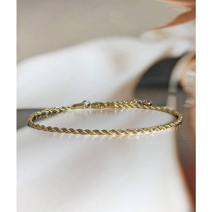 TWINNIE ANKLET Bracelets Gold in the group Accessories / Anklet at SCANDINAVIAN JEWELRY DESIGN (358511)