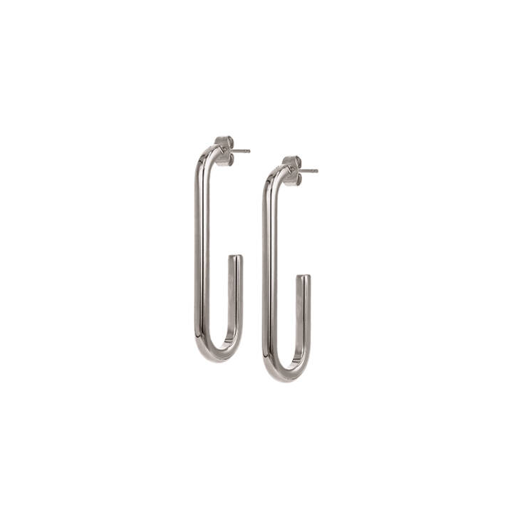 CHANIA Single Earrings Steel in the group Earrings / Silver Earrings at SCANDINAVIAN JEWELRY DESIGN (359020)