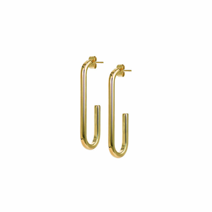CHANIA Single Earrings Gold in the group Earrings / Gold Earrings at SCANDINAVIAN JEWELRY DESIGN (359037)