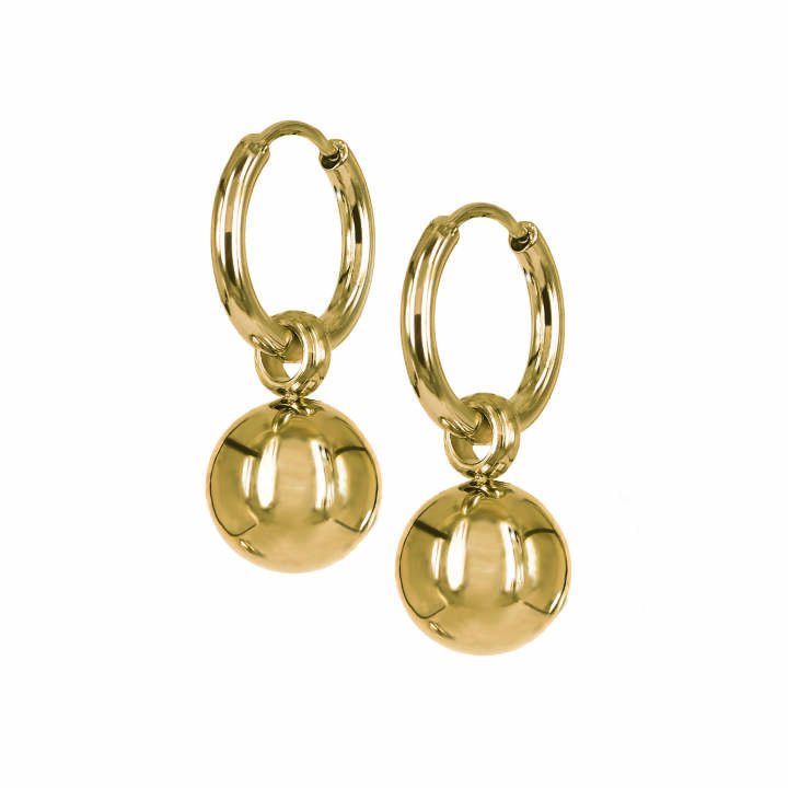 NOVA Earrings Gold in the group Earrings / Gold Earrings at SCANDINAVIAN JEWELRY DESIGN (359723)