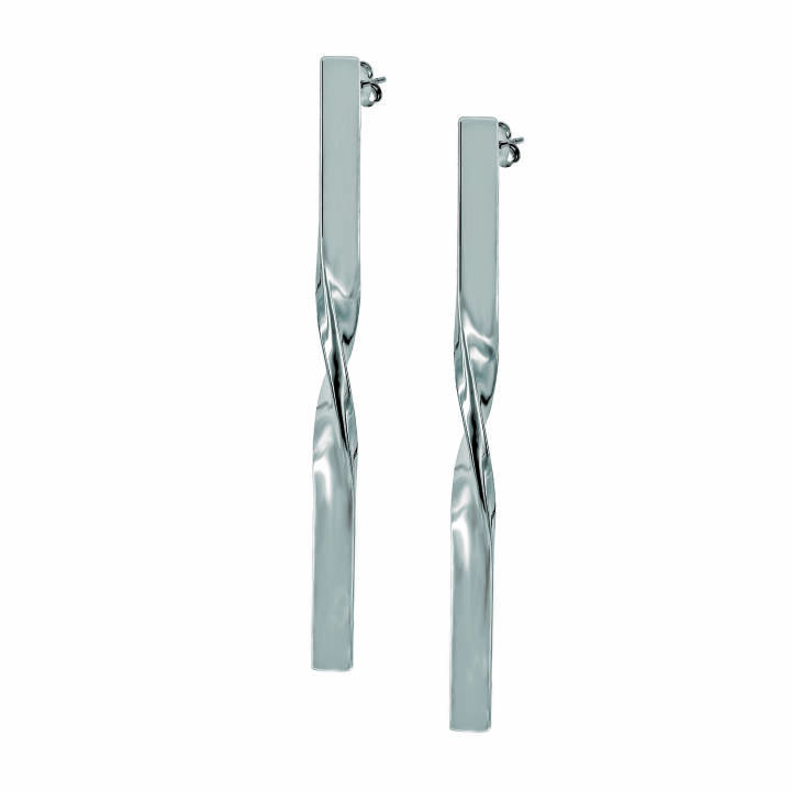 TINA Earrings Steel in the group Earrings / Silver Earrings at SCANDINAVIAN JEWELRY DESIGN (359754)