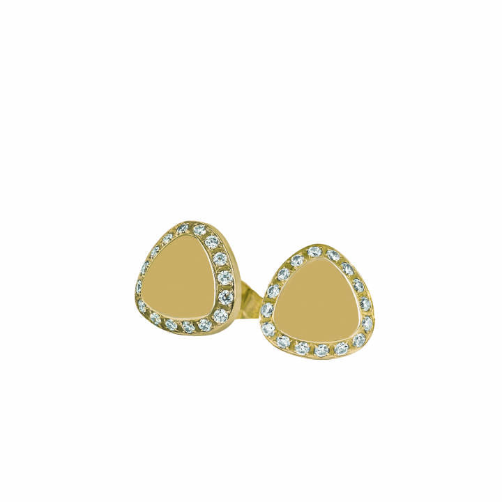 KOS Earrings Gold in the group Earrings / Gold Earrings at SCANDINAVIAN JEWELRY DESIGN (359983)