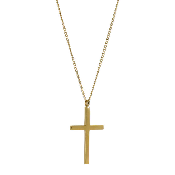 CROSS Long Necklaces Gold in the group Necklaces / Gold Necklaces at SCANDINAVIAN JEWELRY DESIGN (366738)