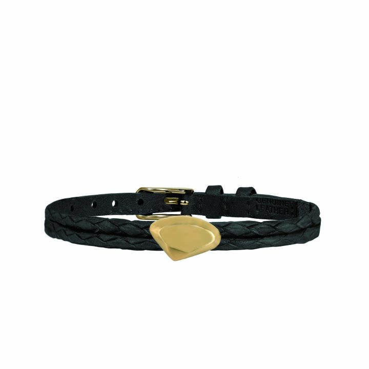 BROOKLYN Bracelets Gold/Black in the group Bracelets at SCANDINAVIAN JEWELRY DESIGN (367322)