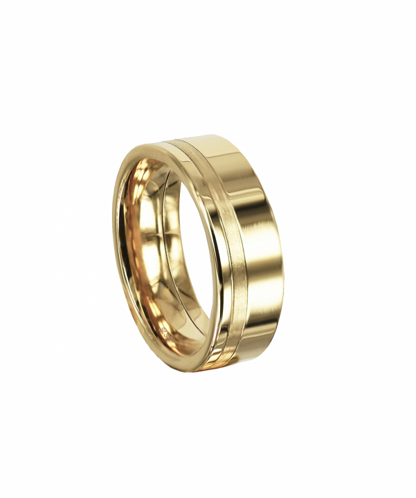 MOLTAS Ring Plain Gold in the group Rings at SCANDINAVIAN JEWELRY DESIGN (36767R)