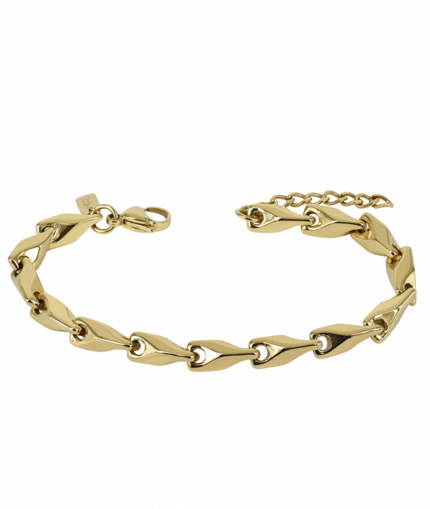 JAMES Wide Bracelets Gold in the group Bracelets / Gold Bracelets at SCANDINAVIAN JEWELRY DESIGN (368541)