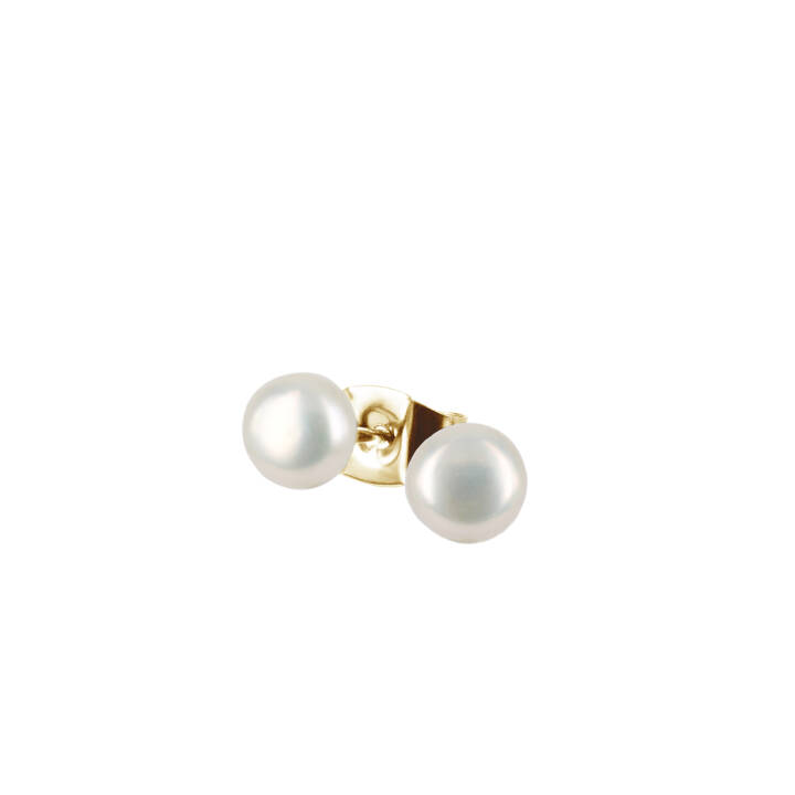 PALMA Stud Small Earrings Gold in the group Earrings / Pearl Earrings at SCANDINAVIAN JEWELRY DESIGN (370292)